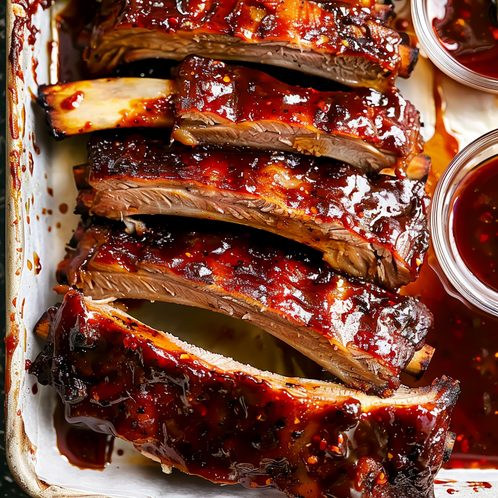 Secret to Sticky Oven Ribs: Smoky Rub, Rich Sauce & Umami Depth